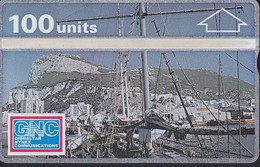 Nº 7a TARJETA DE GIBRALTAR DE MARINA BAY DE 100 UNITS (101K)  (NUEVA-MINT) - Gibilterra