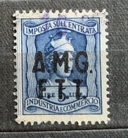 TRIESTE A - AMG FTT  - MARCA DA BOLLO  IMP. ENTRATA L.5 - Revenue Stamps