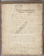 Manuscrit 1800 Lesparre (Gironde, France) Recit Fidèle Des Persécutions Eprouvées à Lesparre (P313) - Documentos Históricos