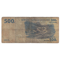 Billet, République Démocratique Du Congo, 500 Francs, 2002, 2000-01-04 - République Démocratique Du Congo & Zaïre