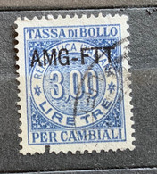 TRIESTE A - AMG FTT  -  MARCHE PER CAMBIALI  L. 3 - Fiscale Zegels