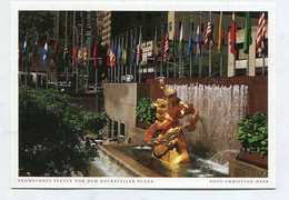 AK 080595 USA - New York City - Prometheus Statue Vor Dem Rockefeller Plaza - Orte & Plätze