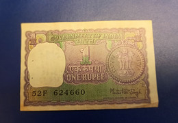 Billet INDE - 1 RUPEE 1973 - 52F 624660 - Inde