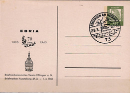 Berlin - Privatpostkarte EBRIA (MiNr: PP 30 D2/003a) 1963 - Gestempelt - Postales Privados - Usados