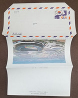 Korea Seoul Sports Complex 1988 Olympic Stadium Flag (aerogramme) MNH - Korea (Zuid)