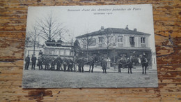 REF 607 : CPA Paris 1912 Souvenir D'une Des Dernières Pataches Attelage - Taxis & Cabs