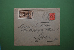 Enveloppe Du 30-04-1927de Strasbourg Avec Vignette Exposition Internationale 1927 " Après PARIS Venez Tous à STRASBOURG" - Brieven En Documenten