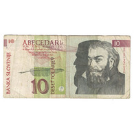 Billet, Slovénie, 10 Tolarjev, 1992, 1992-01-15, KM:11a, B+ - Slovenië