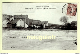 90 TERRITOIRE DE BELFORT / VALDOIE / LE BARRAGE ET LE PONT DE LA SAVOUREUS / 1909 - Valdoie