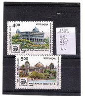 INDE 1988 YT N° 994-95 Neuf** MNH - Unused Stamps