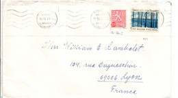 FINLANDE AFFRANCHISSEMENT COMPOSE SUR LETTRE POUR LA FRANCE 1979 - Lettres & Documents