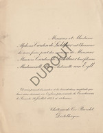 Delcampe - Destelbergen/Château De Ter Burcht - 1928 - Maurice Cardon De Lichtbuer - Marie Antoinette Van Eyll (V1558) - Hochzeit