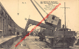 Mole A Crane Destroyed And A Mine-sweeper - 1914-1918 - Zeebrugge - Zeebrugge