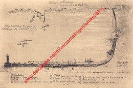 Reproduction Du Plan De L'Attaque De Zeebrugge - Zeebrugge - Zeebrugge