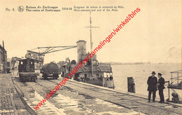 Mine-sweeper And End Of The Mole - 1914-1918 - Zeebrugge - Zeebrugge