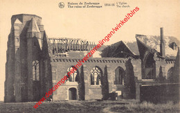 The Ruins Of Zeebrugge 1914-18 - The Church - Zeebrugge - Zeebrugge