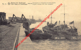 English Convoys And Mine Sweepers - Convoyeurs Et Dragueurs De Mines Anglais - Zeebrugge - Zeebrugge