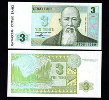 KAZAKHSTAN  P-8  3 TENGE  1993  -AТ-  UNC  NEUF  SIN CIRCULAR - Kazakhstán