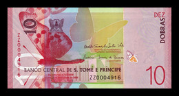 Santo Tome Y Príncipe 10 Dobras 2020 (2021) Pick New Replacement Paper SC UNC - Sao Tome En Principe