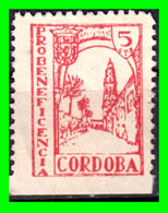 ESPAÑA. PRO BENEFICIENCIA CORDOBA SELLO 5 Ctms. GUERRA CIVIL - Postage-Revenue Stamps