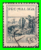 BENEFICENCIA MUNICIPAL - PRO MALAGA - 5 CTS - CORREOS - War Tax