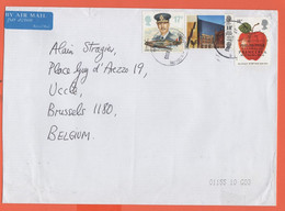 GB - Regno Unito - GREAT BRITAIN - UK - 2003 - 17p Lord Dowding, Hurricane + 18p Europa Cept + 18p The Principia Mathema - Storia Postale