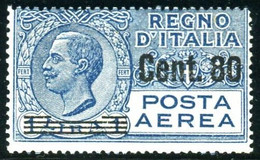 REGNO 1927 POSTA AEREA SOP.TI 80 C. SU 1 L.  ** MNH - Luchtpost