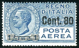 REGNO 1927 POSTA AEREA SOP.TI 80 C. SU 1 L.  ** MNH - Poste Aérienne