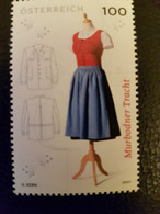 Austria 2021 Autriche Traditional Costume MURBODEN Clothe Necked Shape Bodice 1v - Unused Stamps