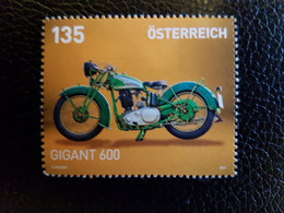 Austria 2021 Autriche Motos GIGANT 600 Mottorrad Motocicletta Motor 1v Mnh - Neufs