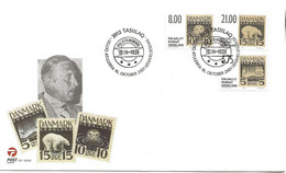 Greenland 2001 International Stamp Exhibition HAFNIA '01, Copenhagen (II)  Mi 371 - 373,  FDC - Covers & Documents