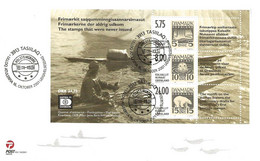 Greenland 2001 International Stamp Exhibition HAFNIA '01, Copenhagen (II)  Mi Bloc 22, FDC - Cartas & Documentos