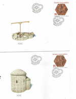 Year 2022 - St. Vaclav, Set Of 2 FDC's - FDC