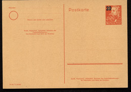 Postkarte P42/01 Postfrisch Feinst 1952 Kat.50,00 € - Cartes Postales - Neuves