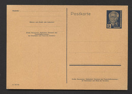 Postkarte P50/03 DV III/18/185 Postfrisch Feinst 1951 Kat.8,00 € - Postcards - Mint