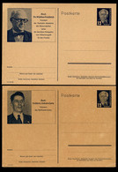 Postkarte P52/01-02 Postfrisch Feinst 1952 Kat.44,00 € - Postkaarten - Ongebruikt