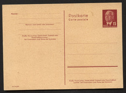 Postkarte P64 IIa DV III/18/97 Postfrisch Feinst 1956 Kat.7,00 € - Postkarten - Ungebraucht