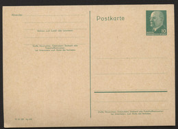 Postkarte P71 ULBRICHT 1.Ausgabe Postfrisch Feinst 1961 - Postcards - Mint