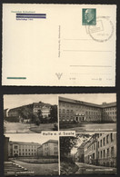 Privat-Postkarte PP9 B2/011 ANSICHTEN HALLE Kulturfesttage 1962 Sost. - Cartes Postales Privées - Oblitérées