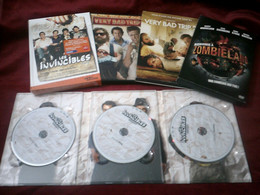 LOT DE 3 DVD  + 1 SERIE  //  LES INVINCIBLES  + VERY BAD TRYP 1 ET 2 + ZOMBIE LAND ///   REF 123 - Verzamelingen, Voorwerpen En Reeksen