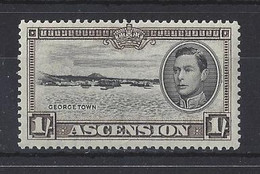 ASCENSION.....KING GEORGE VI..(1936-52.).....1/-.......SG44......MH... - Ascension (Ile De L')