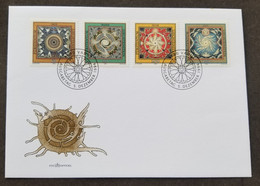 Liechtenstein The Four Elements 1994 Earth Water Fire Air (FDC) *see Scan - Covers & Documents