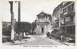 Delcampe - 91)   ORSAY   LE GUICHET  -  Rue Archange (  Café Restaurant  ) - Orsay