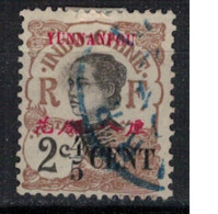 YUNNANFOU          N°  YVERT  52  OBLITERE    ( OB 10/21 ) - Used Stamps