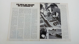 Coupure De Presse Automobile Au Volant De La Renault F1 - Automobile - F1