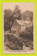 29 Moulin Des Gorges De DAOULAS Près De Bon Repos Entre Mûr De Bretagne Et Gouarec Homme Sur Passerelle En 1951 VOIR DOS - Daoulas