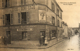 Verrières-le-Buisson. Rue De L'Eglise. (Café-restaurant). Pub Lefèvre-Utile - Verrieres Le Buisson