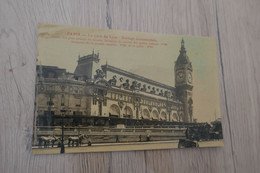 CPA 75 Paris Gare De Lyon Horloge Monumentale Colorisée - Metropolitana, Stazioni