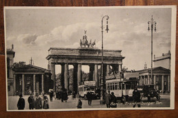 AK CPA 1902 Berlin Brandenburger Tor Dt Reich Autobus - Brandenburger Deur