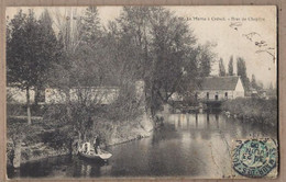 Delcampe - CPA 94 - CRETEIL - La Marne à Créteil - Bras Du Châpitre - Jolie Vue Moulin ? Et Barque Avec Petite Animation - Creteil